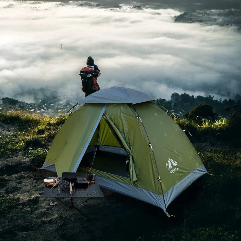 Night Cat Compact Weatherproof Lightweight Backpacking Tent