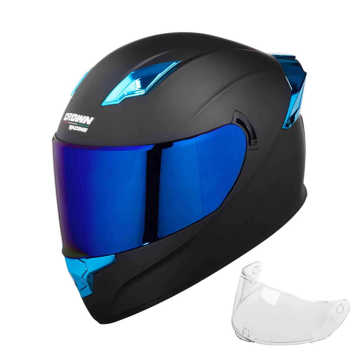 Crown Racing F700 Full Face Motorcycle Helmet With DOT Certification