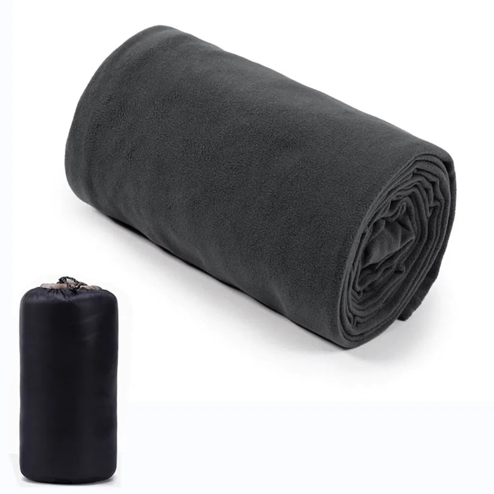 Fleece Portable Sleeping Bag Liner For Camping And Travel