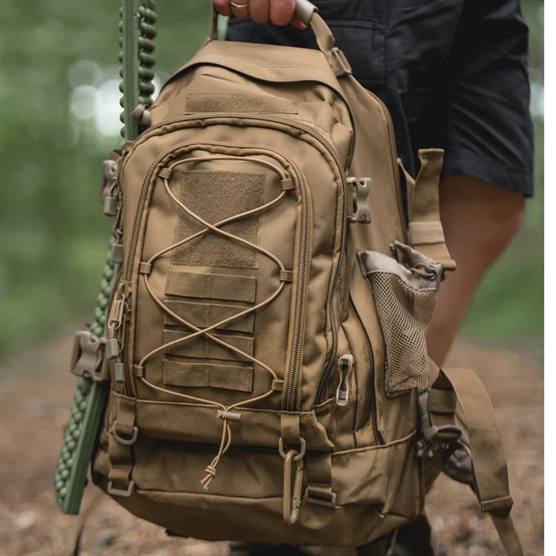 LQARMY Large Capacity Tactical Backpack For Travel And Hiking