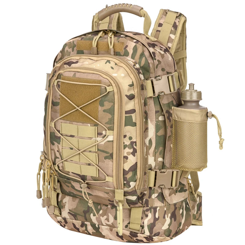 LQARMY Military Tactical Backpack For Outdoor Hiking Camping Travel