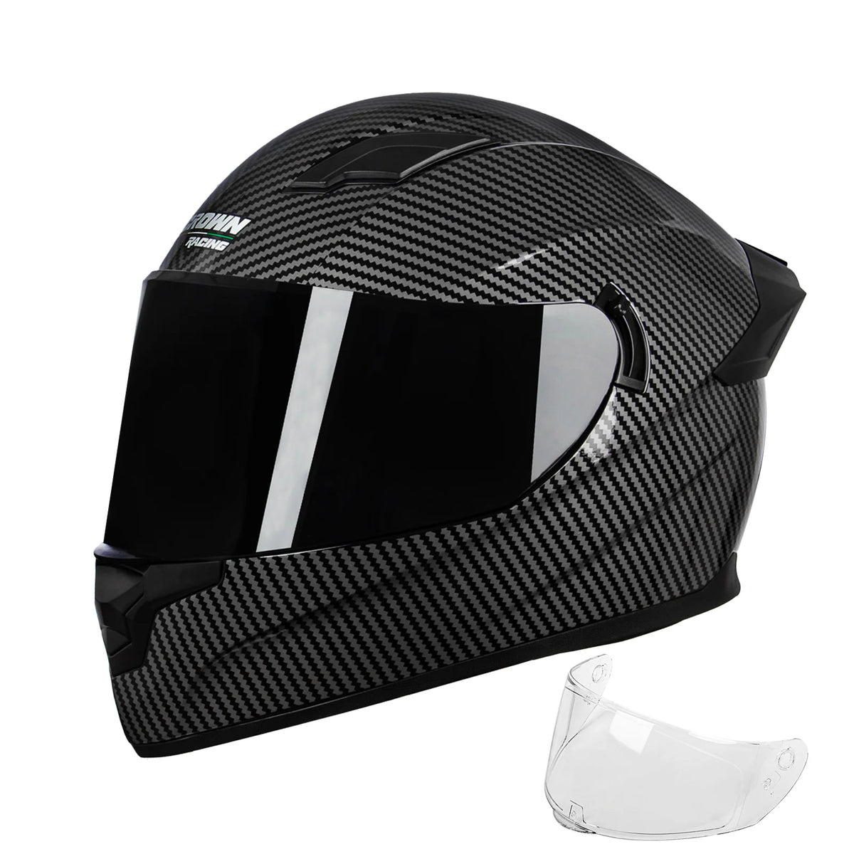 Crown Racing F700 Full Face Motorcycle Helmet With DOT Certification