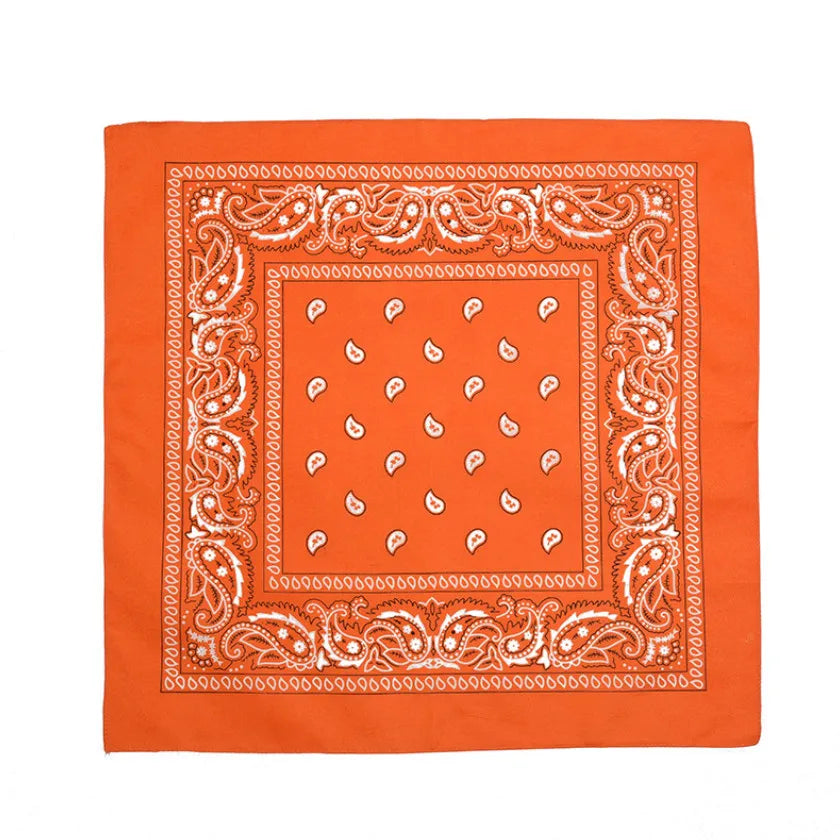 Premium Polyester Square Bandana Head Scarf Unisex