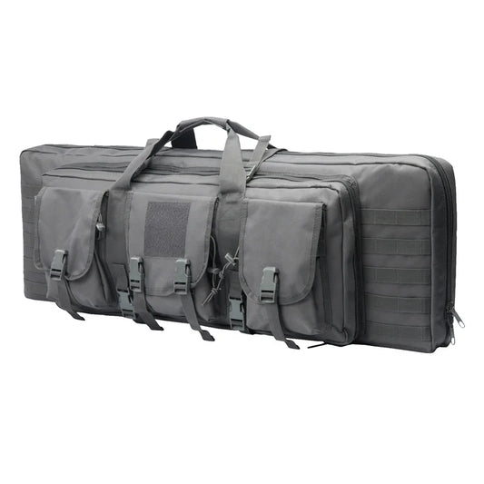 LQARMY Tactical Double Rifle Case Molle Hunting Gear Bag