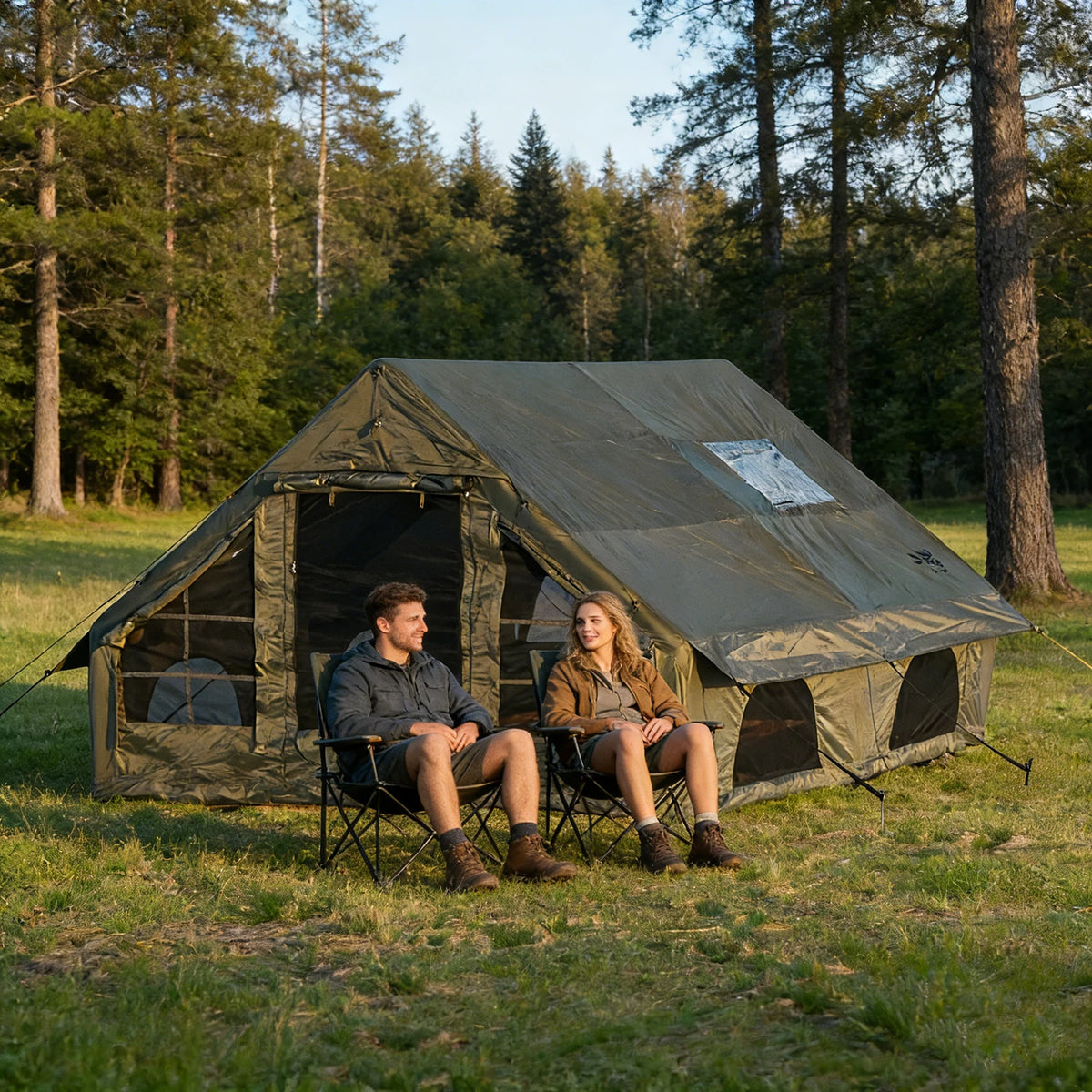 Pakicetus Weatherproof Inflatable Glamping Tent With Pump