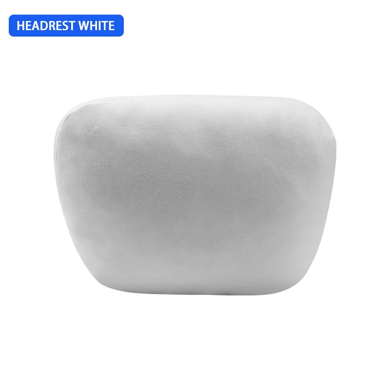 Tesla Model Y And 3 Plush Headrest And Lumbar Pillow