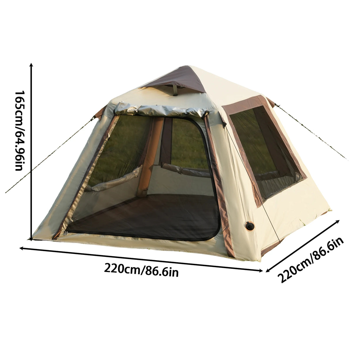 Pakicetus Weatherproof Inflatable Glamping Tent With Pump