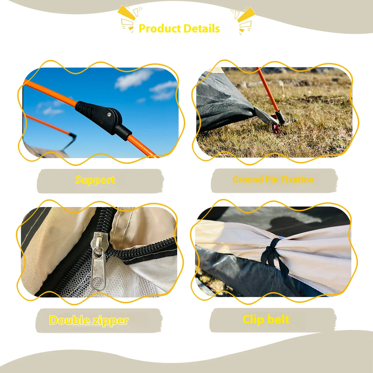 Pakicetus Automatic Instant Setup Camping Tent For Outdoor Adventures