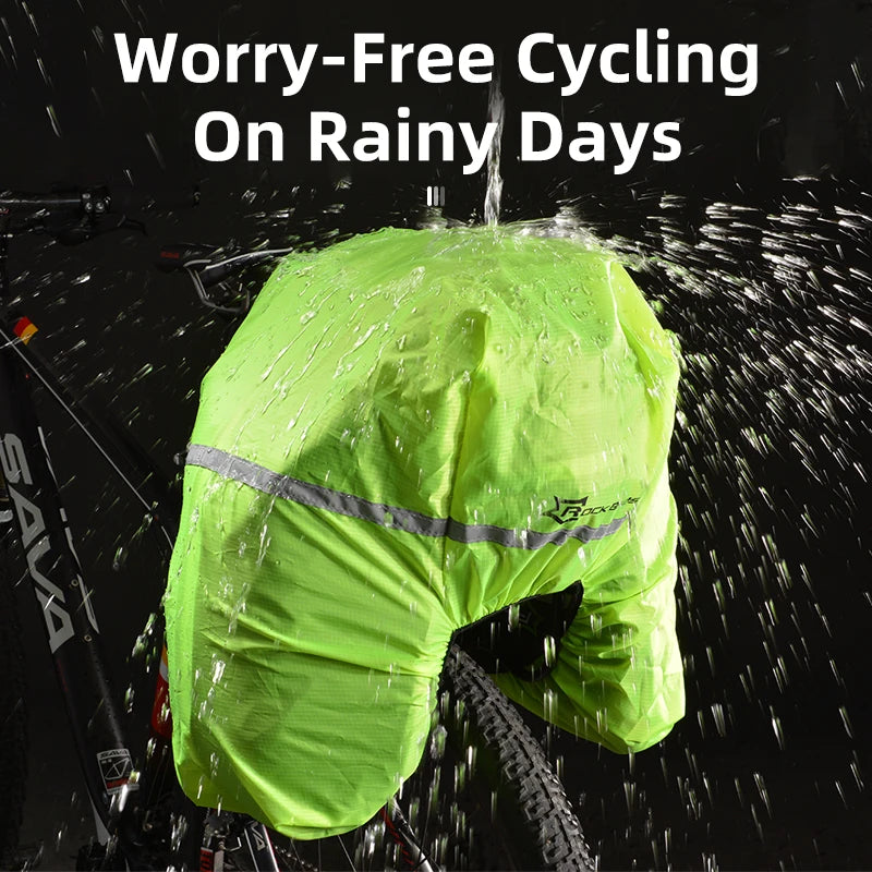 Rockbros Waterproof Bicycle Carrier Bag Rainproof Rear Rack Pannier
