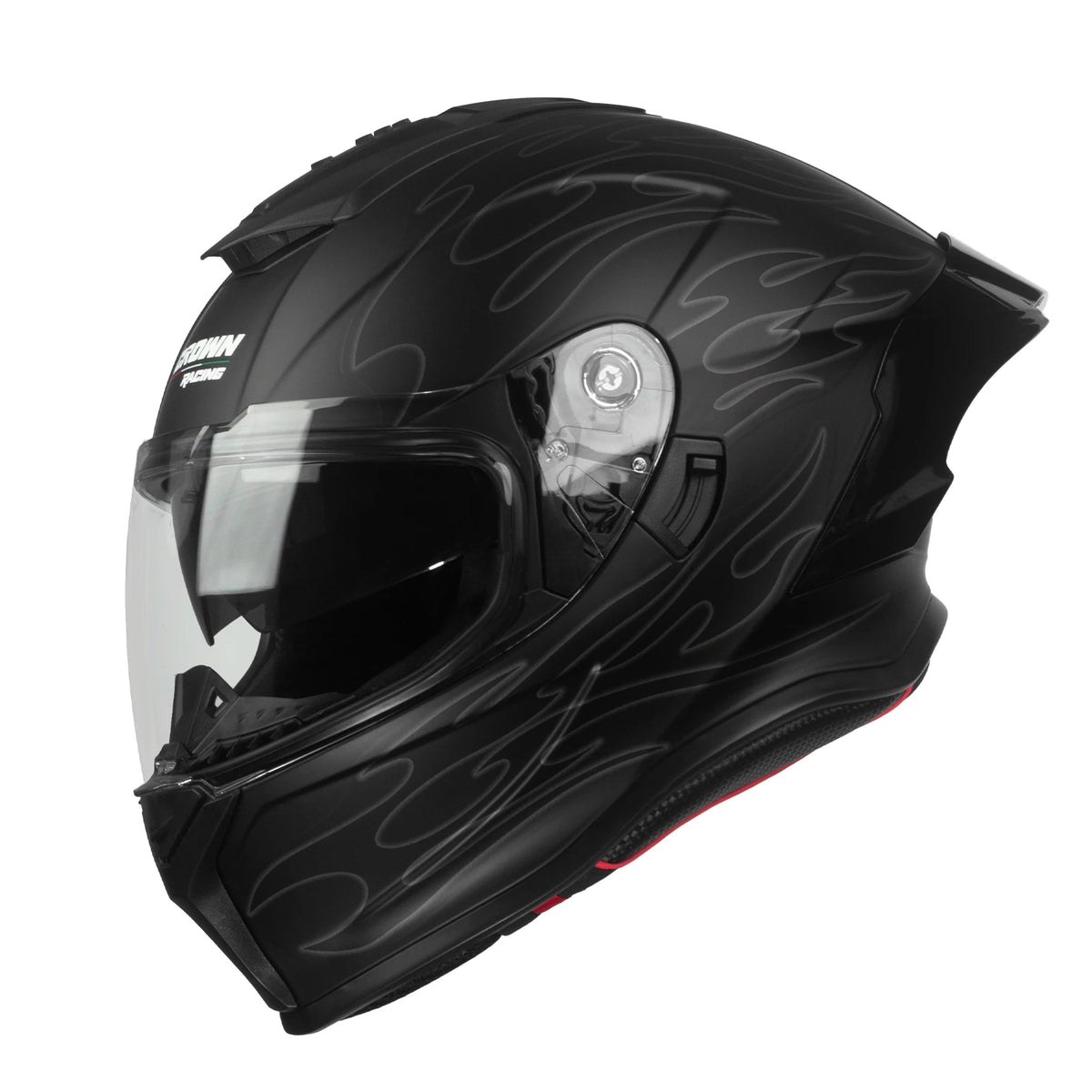 Crown Racing LW600 Full Face Motorcycle Helmet Dot Approved