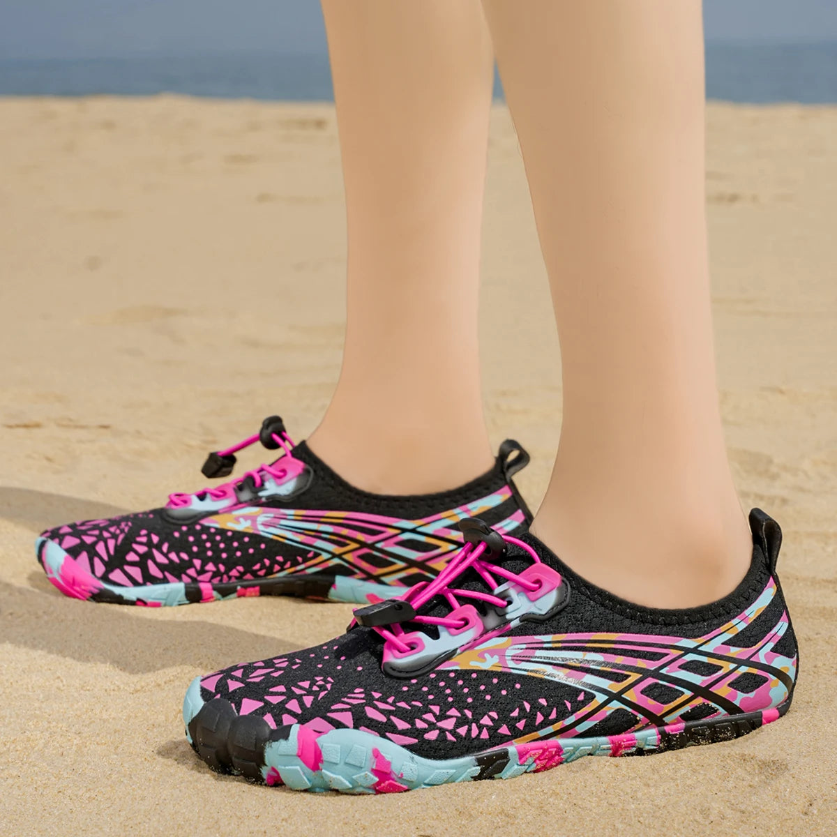 Women Camo Quick Dry Water Shoes Barefoot Lightweight Outdoor Footwear