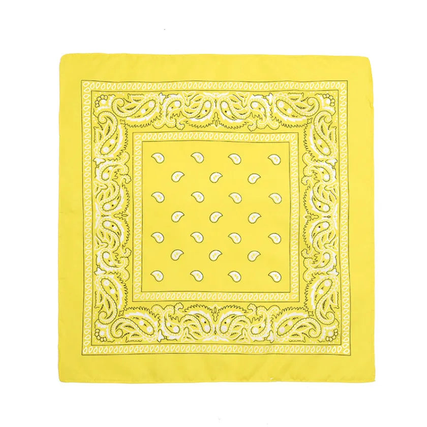 Premium Polyester Square Bandana Head Scarf Unisex