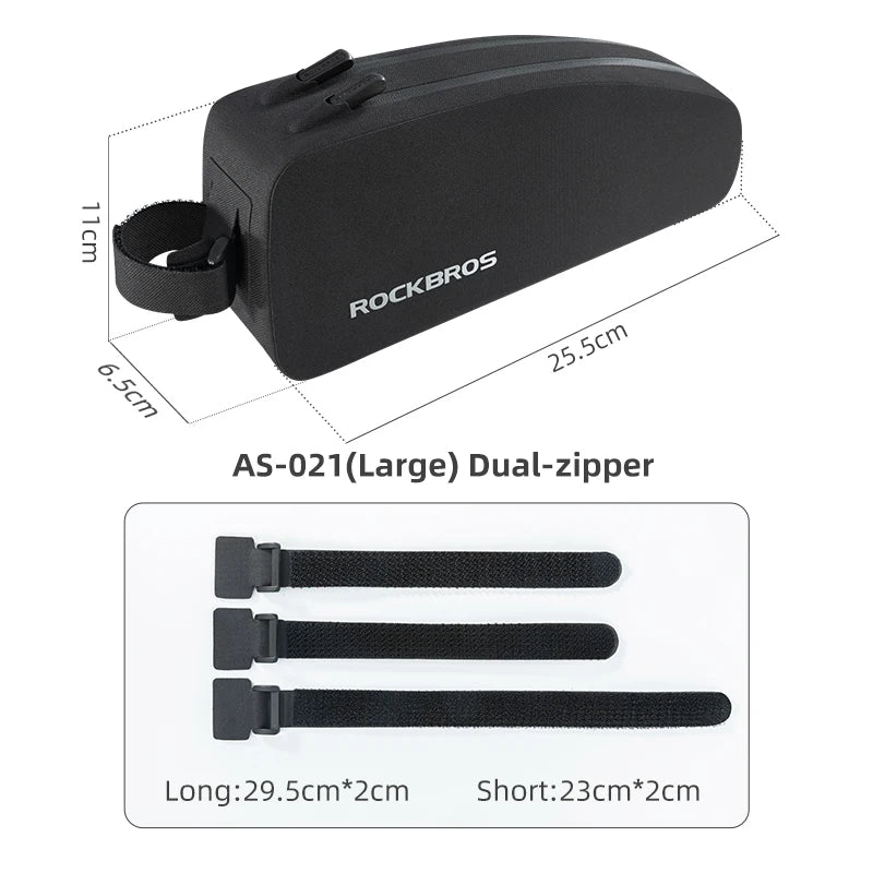 Rockbros Large Capacity Waterproof Top Tube Bicycle Bag