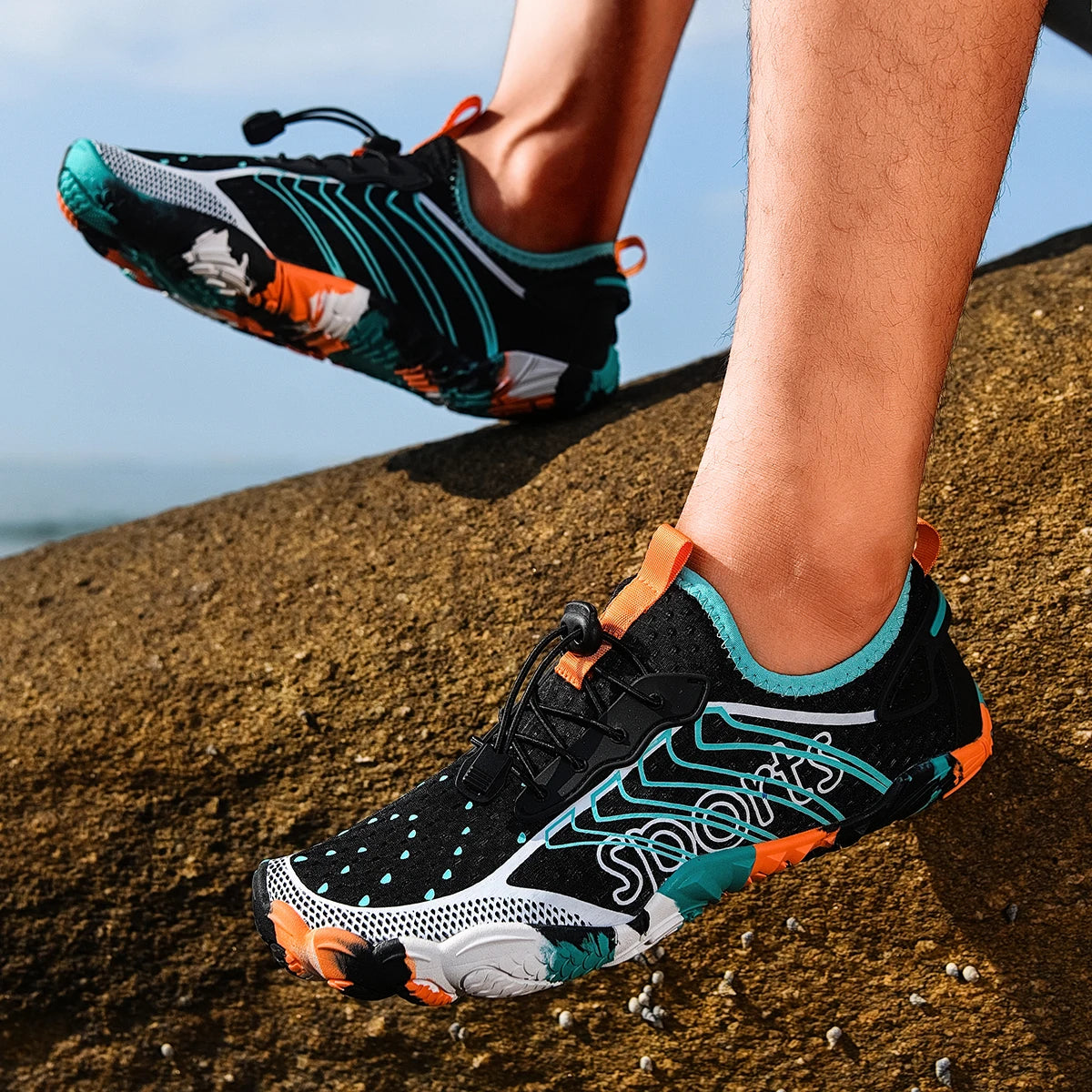 Women Quick Dry Barefoot Water Shoes Swimming Beach Walking Lightweight