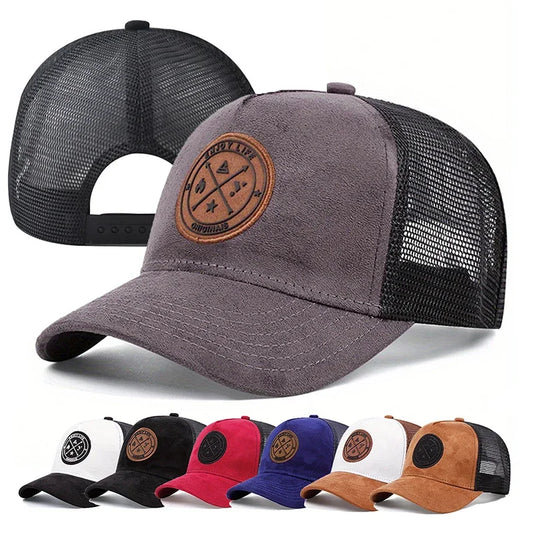 Breathable Mesh Snapback Baseball Cap For Daily Wear