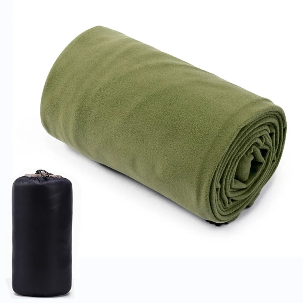 Fleece Portable Sleeping Bag Liner For Camping And Travel
