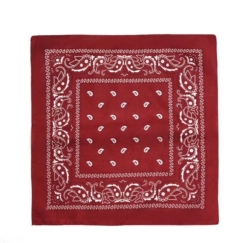 Premium Polyester Square Bandana Head Scarf Unisex