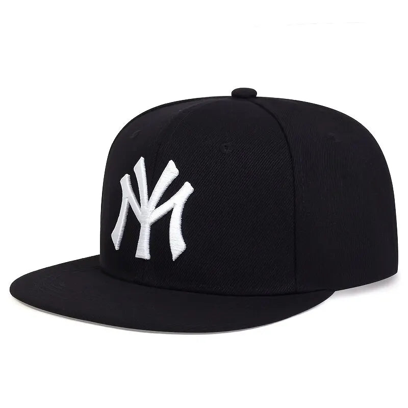 Unisex Adjustable Casual Leather Polyester Embroidered Hip Hop Baseball Cap