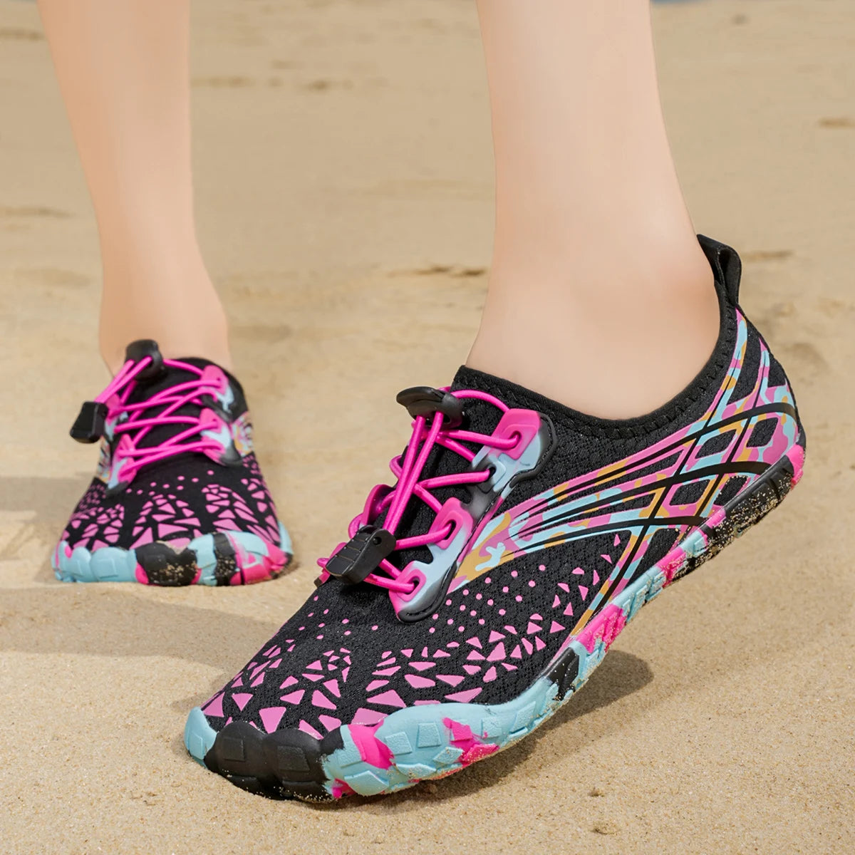 Women Camo Quick Dry Water Shoes Barefoot Lightweight Outdoor Footwear