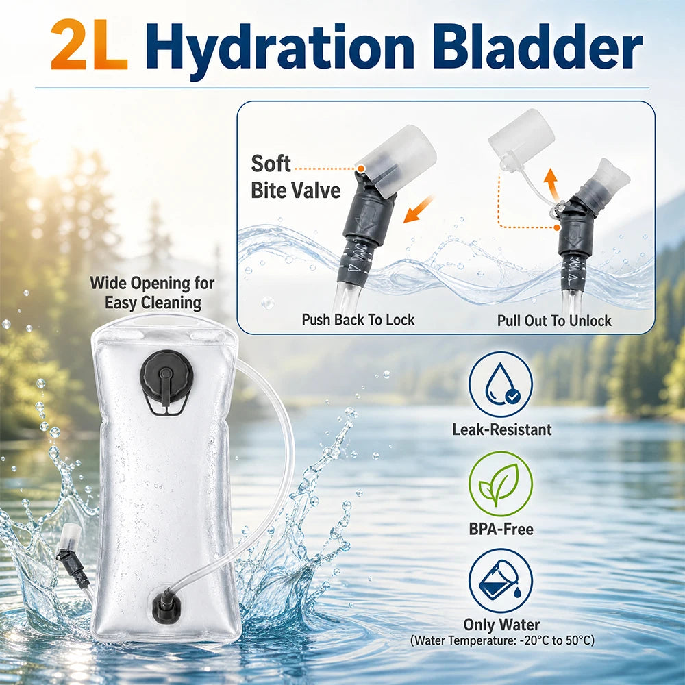 Active Cooling Vest With Constant Temperature System And Hydration Bladder