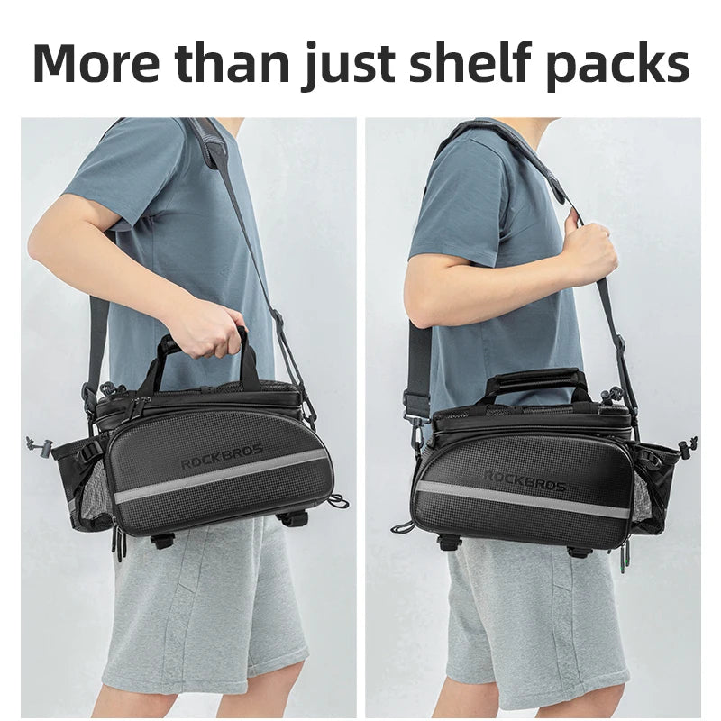 Rockbros Quick Release Bicycle Carrier Bag With Rain Cover