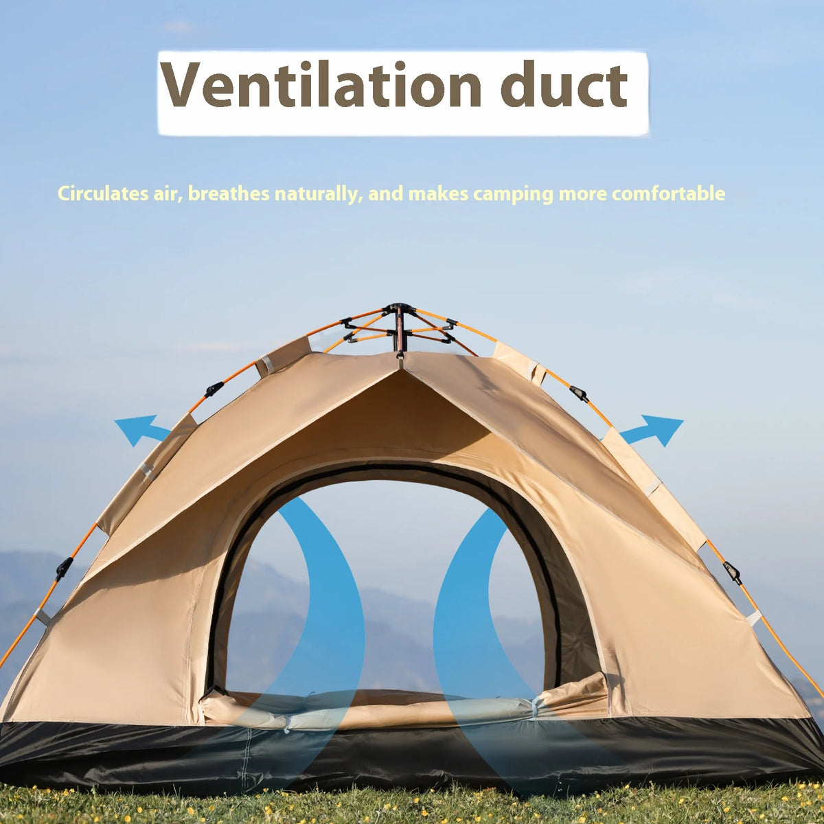 Pakicetus Instant Pop Up Tent For Beach And Family Camping