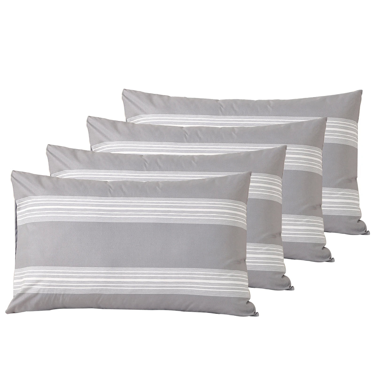 Easyum 4 Piece Printed Polyester Pillow Protector Set