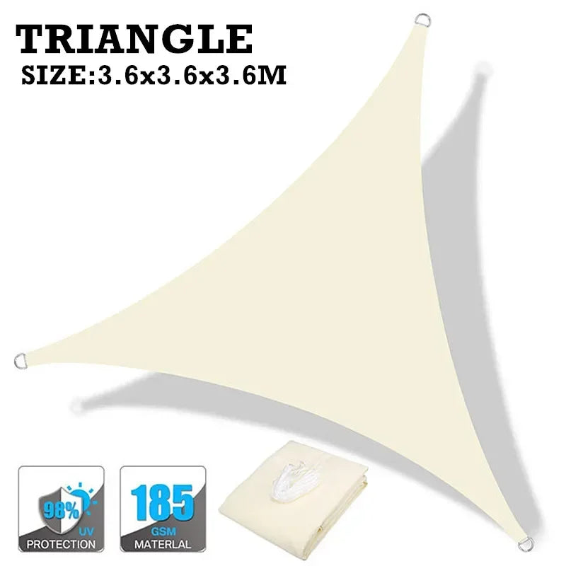 Waterproof Outdoor Sun Shade Sail Canopy For Patio Garden