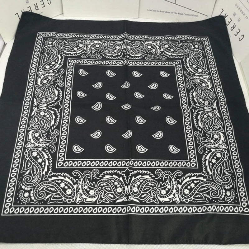 Premium Polyester Square Bandana Head Scarf Unisex