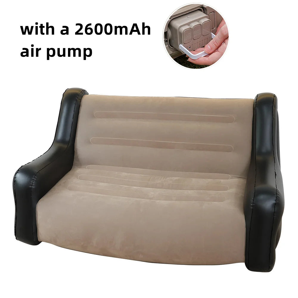 Azulblanco Foldable Double Inflatable Air Sofa Mattress