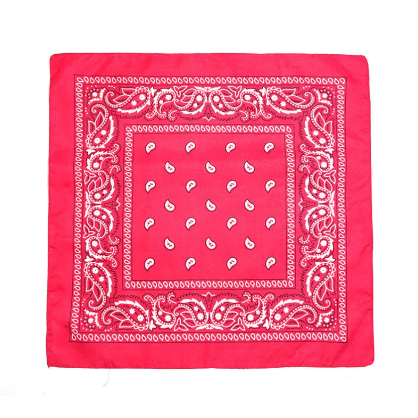 Premium Polyester Square Bandana Head Scarf Unisex