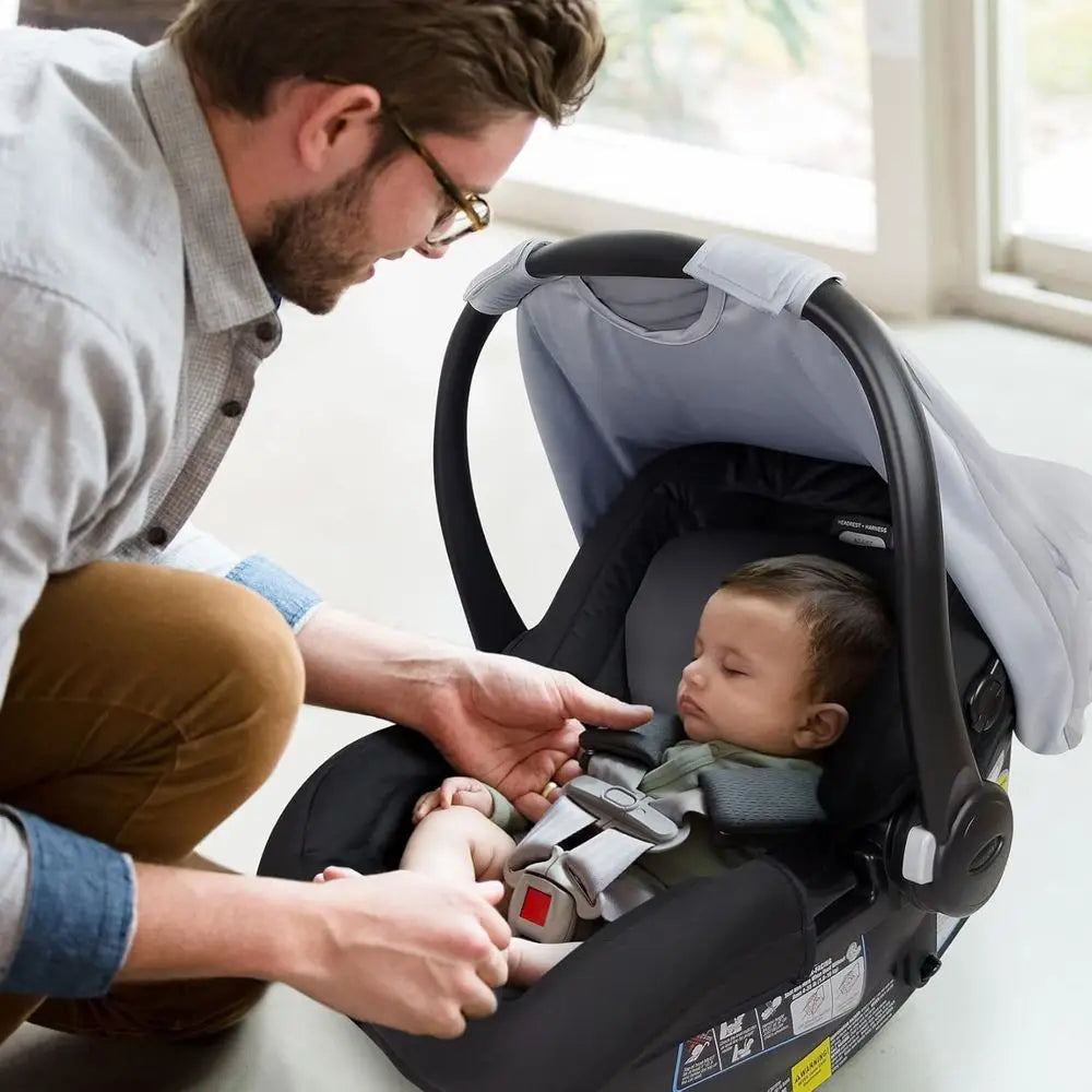 Lightweight Baby Car Seat Cover With Sun Shade And Mosquito Net