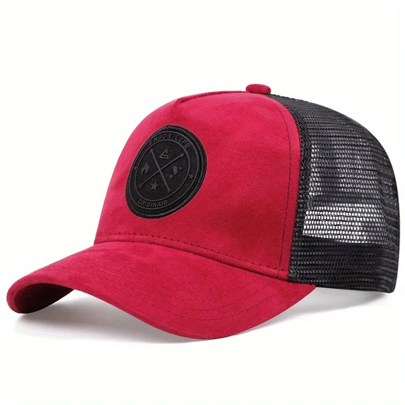 Breathable Mesh Snapback Baseball Cap For Daily Wear
