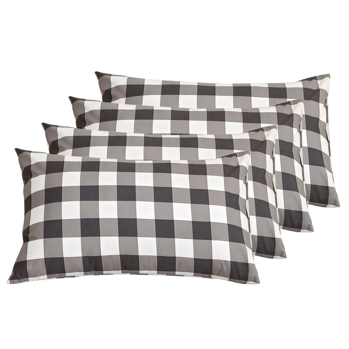 Easyum 4 Piece Printed Polyester Pillow Protector Set