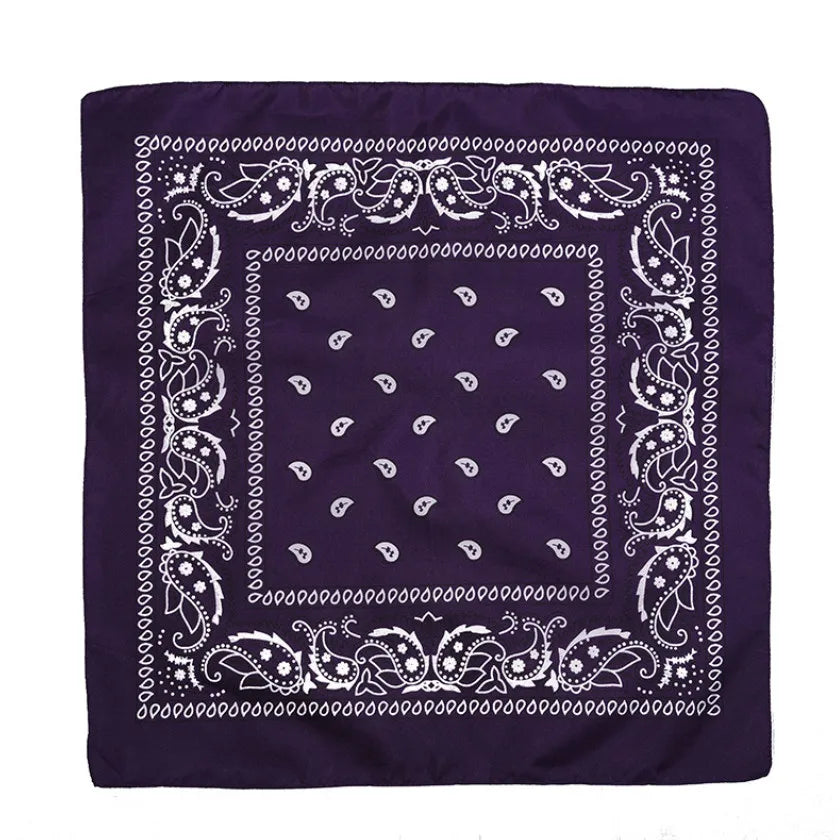 Premium Polyester Square Bandana Head Scarf Unisex