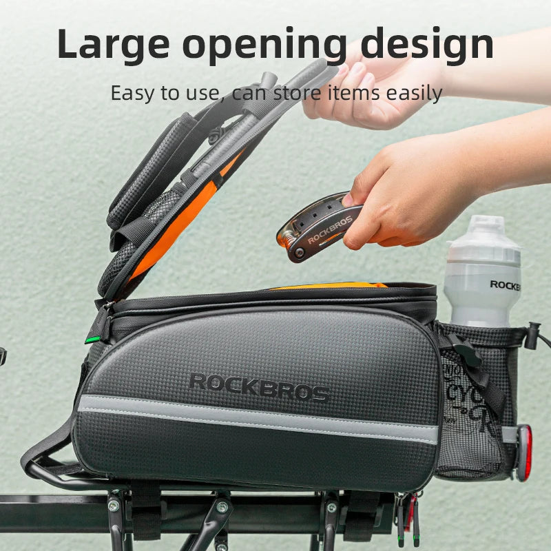 Rockbros Quick Release Bicycle Carrier Bag With Rain Cover