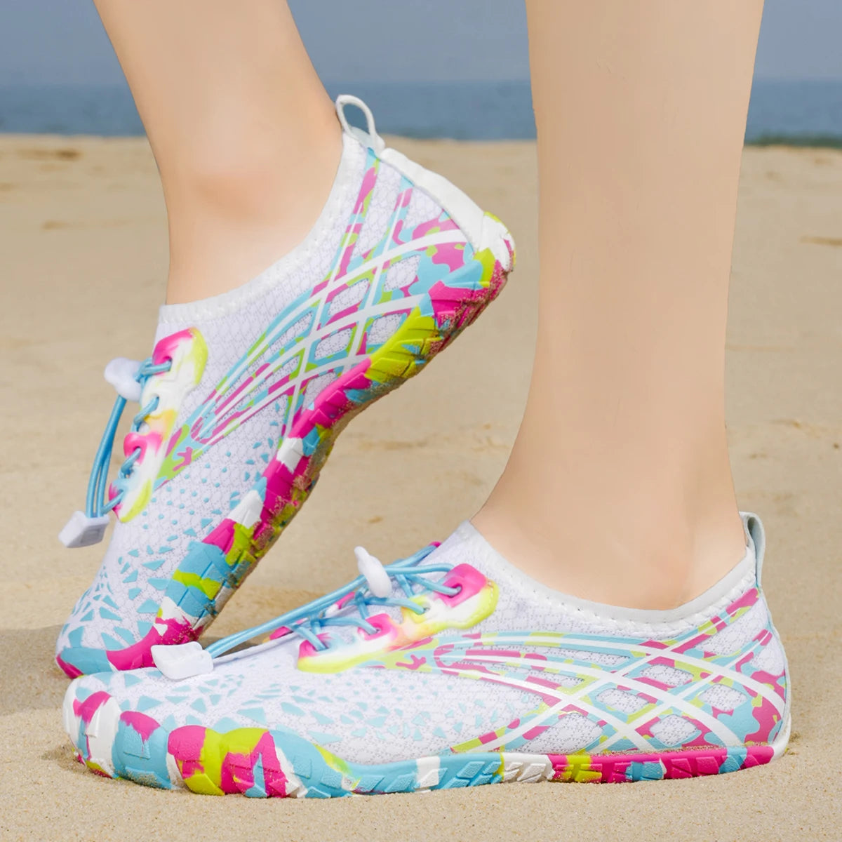 Women Camo Quick Dry Water Shoes Barefoot Lightweight Outdoor Footwear