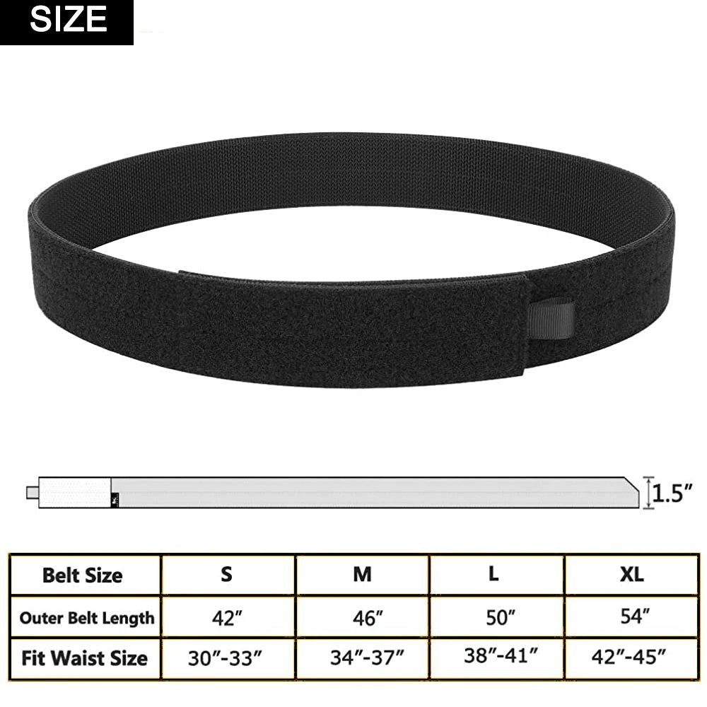 Krydex Nylon Tactical Inner Belt With Secure Loop Liner