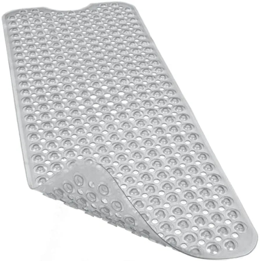 Non Slip Bathtub Shower Mat With Suction Cups Drain Holes