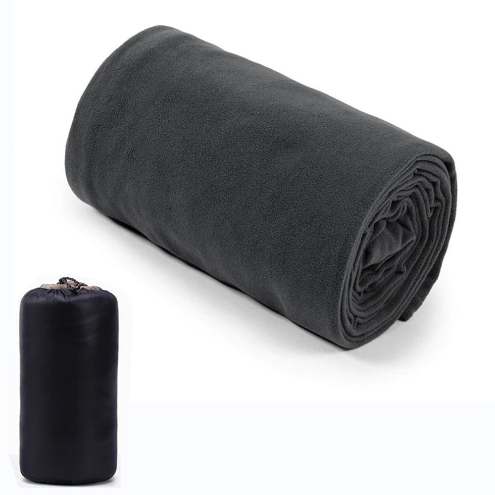 Fleece Portable Sleeping Bag Liner For Camping And Travel