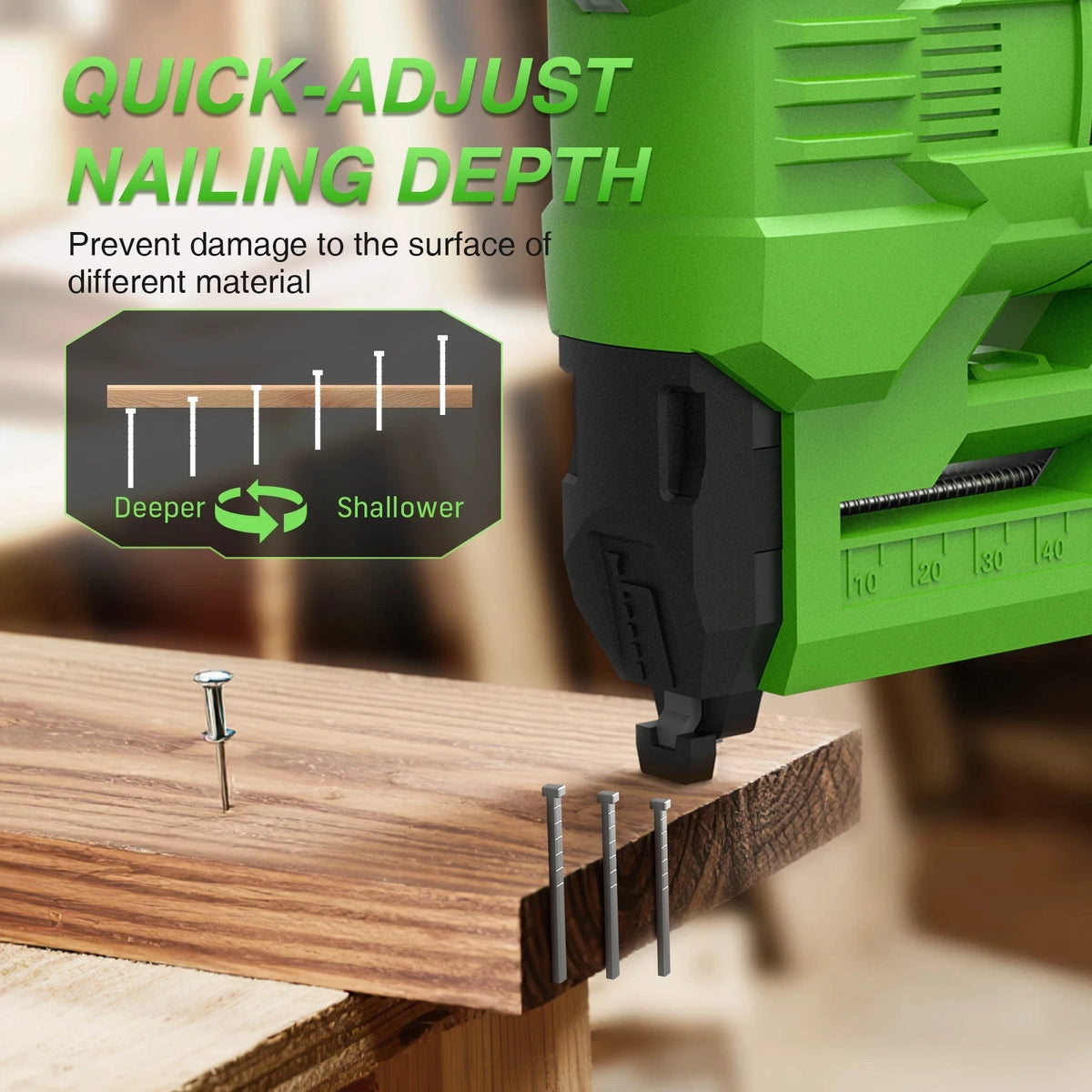 Taskstar 2 In 1 Cordless Nail Gun And Stapler Tool