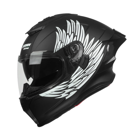 Crown Racing LW600 Full Face Motorcycle Helmet Dot Approved