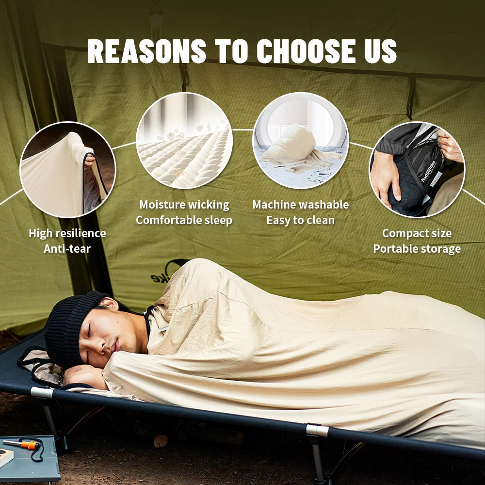 Naturehike Ultralight High Elastic Sleeping Bag Liner Outdoor Camping Travel