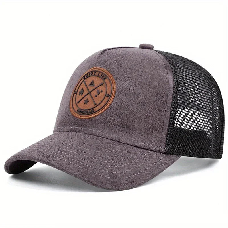 Breathable Mesh Snapback Baseball Cap For Daily Wear