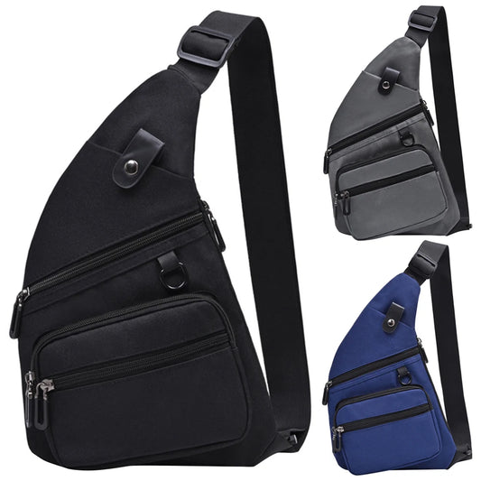 Alloyseed Anti Theft Fanny Pack Waterproof Chest Bag Adjustable Strap