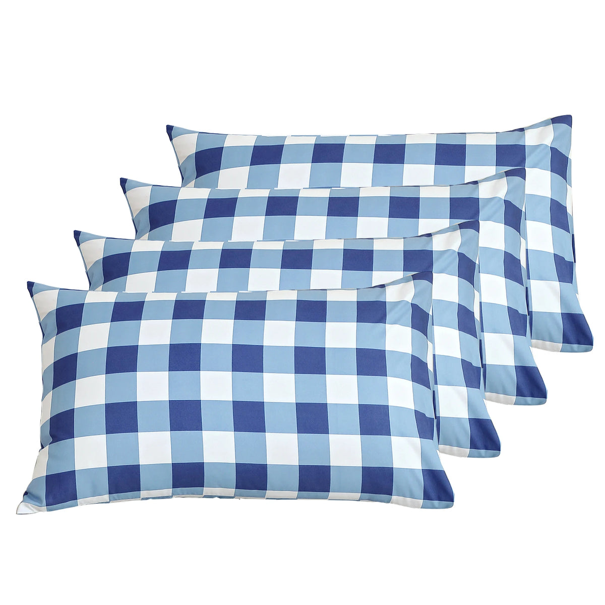 Easyum 4 Piece Printed Polyester Pillow Protector Set