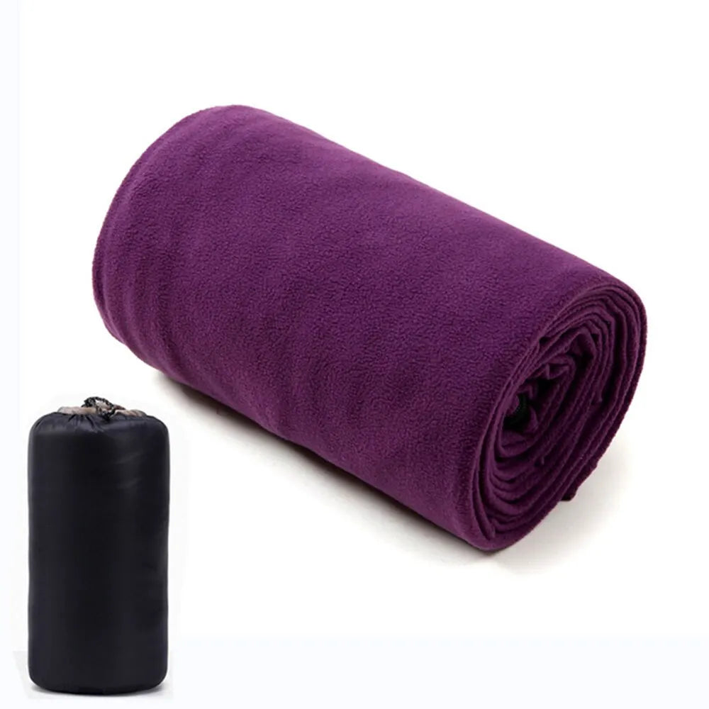 Fleece Portable Sleeping Bag Liner For Camping And Travel