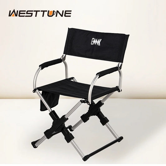BRS Aluminum Folding Director Chair For Camping And Travel
