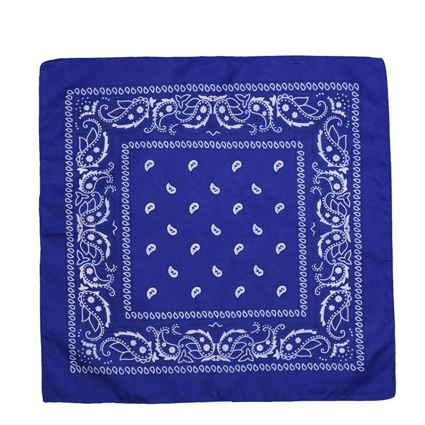 Premium Polyester Square Bandana Head Scarf Unisex
