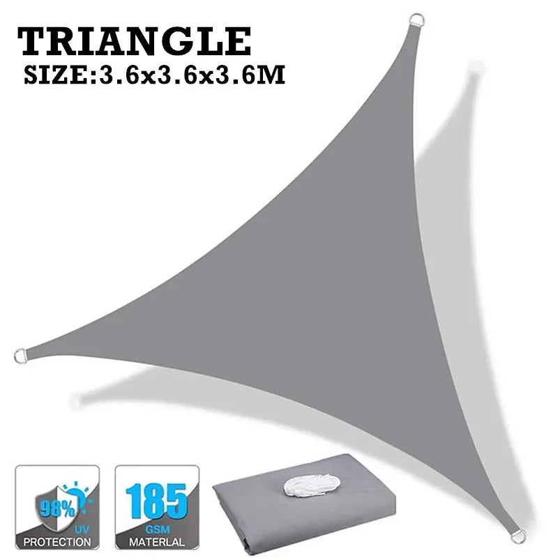 Waterproof Outdoor Sun Shade Sail Canopy For Patio Garden